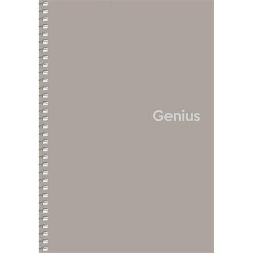 Spirálfüzet, A5, kockás, 80 lap, PP borító, SHKOLYARYK "Genius", vegyes