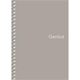   Spirálfüzet, A6, kockás, 80 lap, PP borító, SHKOLYARYK "Genius", vegyes