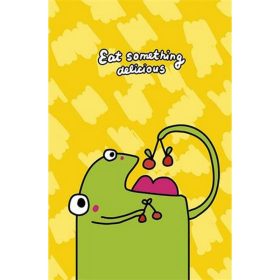   Jegyzetfüzet, A6, kockás, 80 lap, SHKOLYARYK "Love Monster", vegyes