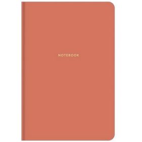   Jegyzetfüzet, B5, vonalas, 80 lap, keményfedeles, SHKOLYARYK, narancs