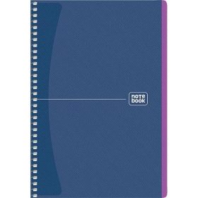   Spirálfüzet, A5, kockás, 80 lap, SHKOLYARYK "Notebook", vegyes