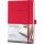 Jegyzetfüzet, exkluzív, A4, vonalas, 97 lap, keményfedeles, SIGEL "Conceptum", piros