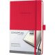 Jegyzetfüzet, exkluzív, A4, vonalas, 97 lap, keményfedeles, SIGEL "Conceptum", piros