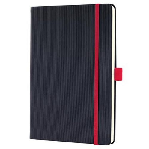 Jegyzetfüzet, exkluzív, A5, vonalas, 97 lap, keményfedeles, SIGEL "Conceptum Red Edition",...
