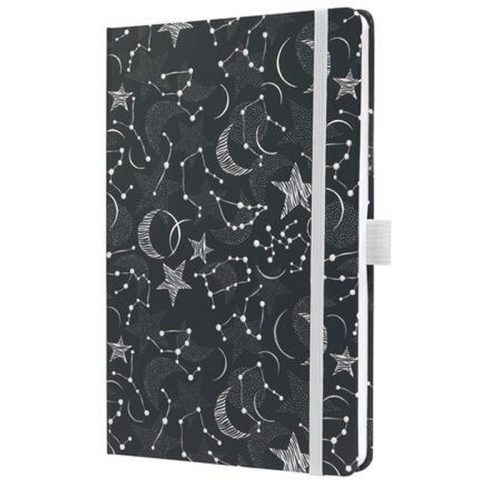 Jegyzetfüzet, exkluzív, 135x203 mm, vonalas, 87 lap, keményfedeles, SIGEL "Jolie", Cosmic ...