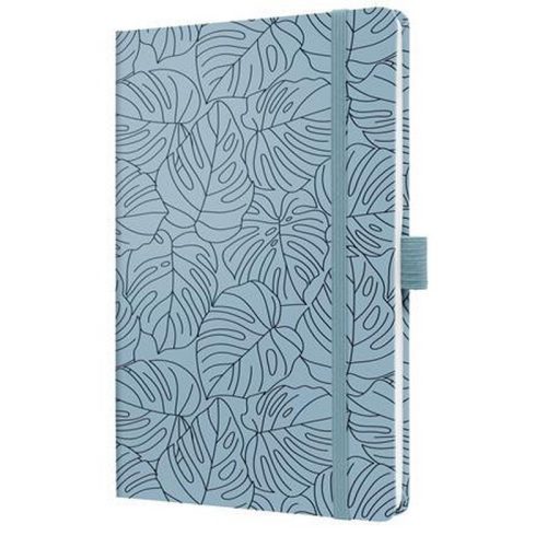 Jegyzetfüzet, exkluzív, 135x203 mm, vonalas, 87 lap, keményfedeles, SIGEL "Jolie", Blue Mo...