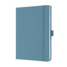   Jegyzetfüzet, exkluzív, A5, vonalas, 96 lap, keményfedeles, SIGEL "Jolie", porkék