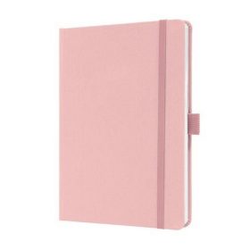   Jegyzetfüzet, exkluzív, A5, vonalas, 96 lap, keményfedeles, SIGEL "Jolie", világos rózsasz...