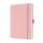 Jegyzetfüzet, exkluzív, A5, vonalas, 96 lap, keményfedeles, SIGEL "Jolie", világos rózsasz...