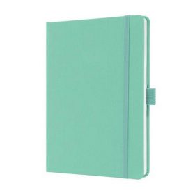   Jegyzetfüzet, exkluzív, A5, vonalas, 96 lap, keményfedeles, SIGEL "Jolie", mentazöld