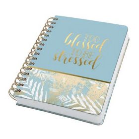   Spirálfüzet, 168x215 mm, pontrácsos, 120 lap, keményfedeles, SIGEL "Jolie", Heavenly Leave...