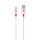 Töltőkábel, USB-A/Lightning (Apple),  1,2m, SKROSS, fehér