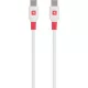 Töltőkábel, USB-C/USB-C, 1,2m, SKROSS, fehér
