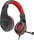 Fejhallgató, mikrofonnal, vezetékes, gaming, 3,5 mm jack, SPEEDLINK "Legatos", fekete-piro...