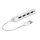 USB elosztó-HUB, 4 port, USB 2.0, SPEEDLINK "Snappy Slim" fehér