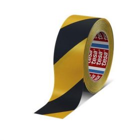   Jelölőszalag, 50 mm x 33 m, TESA "Professional Premium", fekete-sárga