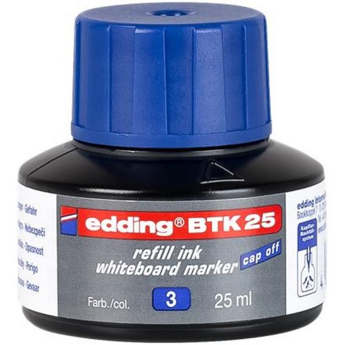 Utántöltő tábla- és flipchart markerhez, EDDING "BTK 25", kék