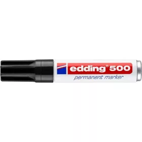   Alkoholos marker, 2-7 mm, vágott, EDDING "500", fekete