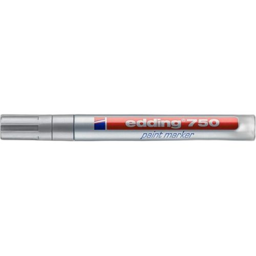 Lakkmarker, 2-4 mm, EDDING "750", ezüst