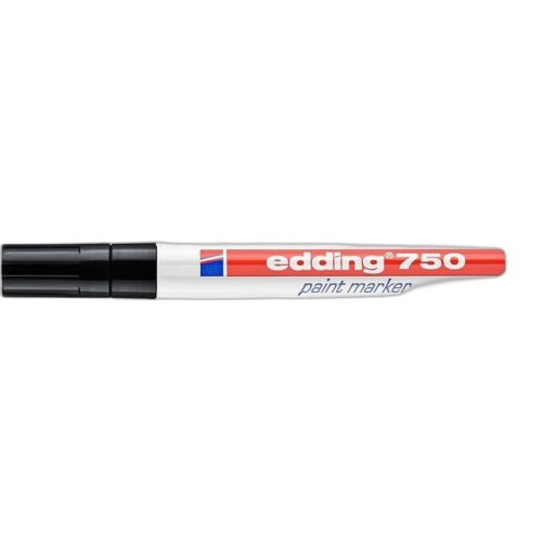 Lakkmarker, 2-4 mm, EDDING "750", fekete