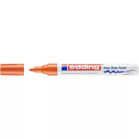 Lakkmarker, 2-4 mm, EDDING "750", narancssárga