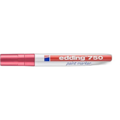 Lakkmarker, 2-4 mm, EDDING "750", piros