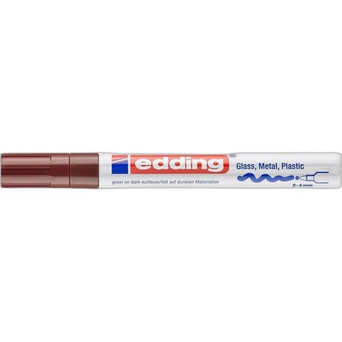 Lakkmarker, 2-4 mm, EDDING "750", barna