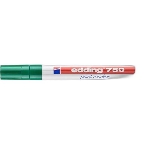 Lakkmarker, 2-4 mm, EDDING "750", zöld