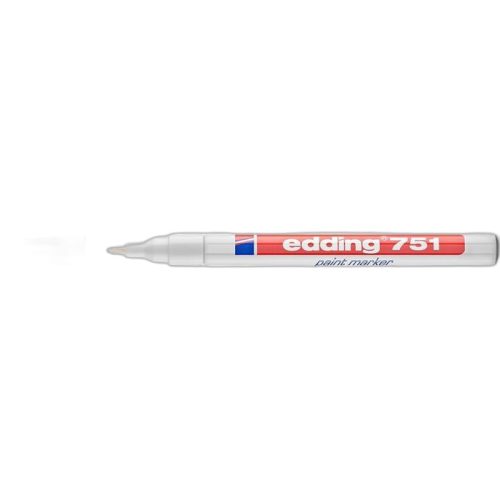 Lakkmarker, 1-2 mm, EDDING "751", fehér