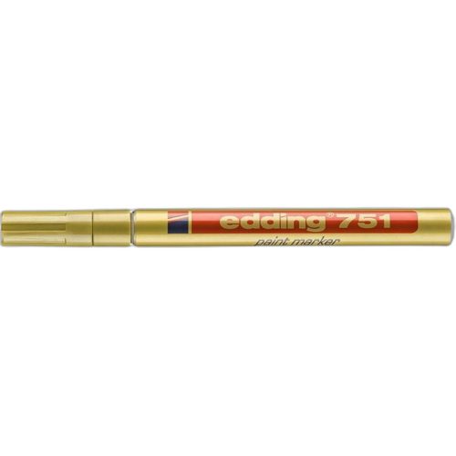 Lakkmarker, 1-2 mm, EDDING "751", arany