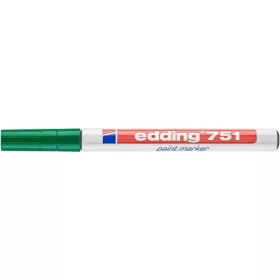 Lakkmarker, 1-2 mm, EDDING "751", zöld