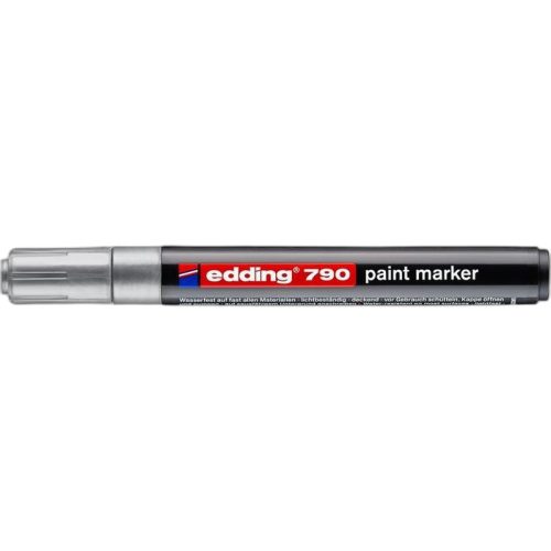 Lakkmarker, 2-3 mm, EDDING "790", ezüst