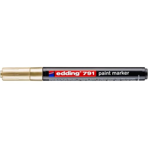 Lakkmarker, 1-2 mm, EDDING "791", arany