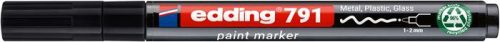 Lakkmarker, 1-2 mm, PCR, EDDING "791", fekete