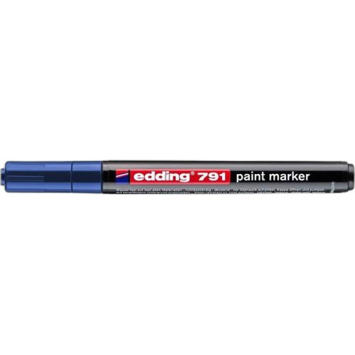 Lakkmarker, 1-2 mm, EDDING "791", kék