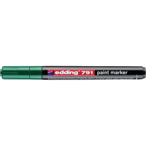 Lakkmarker, 1-2 mm, EDDING "791", zöld