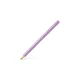 Grafitceruza, B, háromszögletű, FABER-CASTELL "Sparkle Jumbo",  metál lila