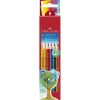Színes Ceruza Készlet, Háromszögletű, Faber-Castell "Grip 2001", 6 Különböző Szín Színes Ceruza Készlet, Háromszögletű, Faber-Castell "Grip 2001", 6 Különböző Szín