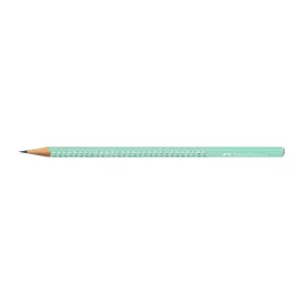   Grafitceruza, B, háromszögletű, FABER-CASTELL "Sparkle Aurora", mentazöld