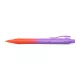 Golyóstoll, 1 mm, XB, nyomógombos, piros-lila tolltest, FABER-CASTELL "Daily Ball Flow", k...