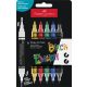 Dekormarker készlet, 1,0/3,0 mm, kétvégű, akril, FABER-CASTELL "Shake&Paint", 6 különböző ...