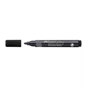   Alkoholos marker, 2,8 mm, kúpos, FABER-CASTELL "Multimark Winner 23", fekete