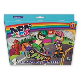   Rostirón készlet, GRANIT "Arti Kids", 24 különböző szín