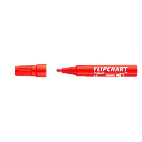 Flipchart marker, 1-3 mm, kúpos, ICO "Artip 11", piros