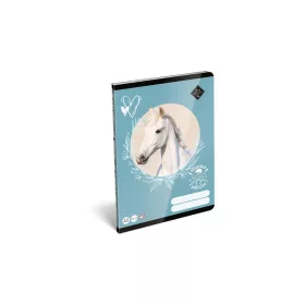   Füzet, tűzött, A5, sima, 32 lap LIZZYSULI, "Wild Beauty, Sport Club", "20-32"