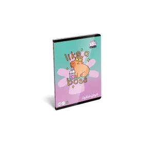   Füzet, tűzött, A5, szótár, 32 lap LIZZYSULI, "Lollipop Capybara", "31-32"