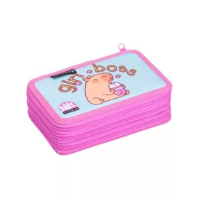   Tolltartó, 3 emeletes, cipzáras, LIZZYSULI, "Lollipop Capybara"