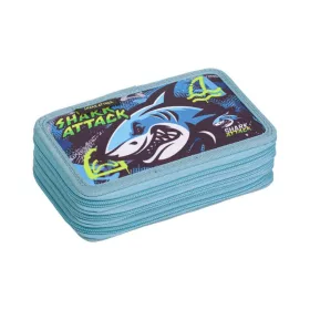   Tolltartó, 3 emeletes, cipzáras, LIZZYSULI, "Shark Attack"
