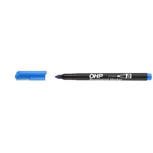 Alkoholos marker, OHP, 2-3 mm, B, ICO, kék