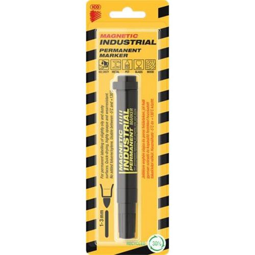 Alkoholos marker, ipari, 1-3 mm, kúpos, mágnessel, ICO "Magnetic industrial permanent 11 X...